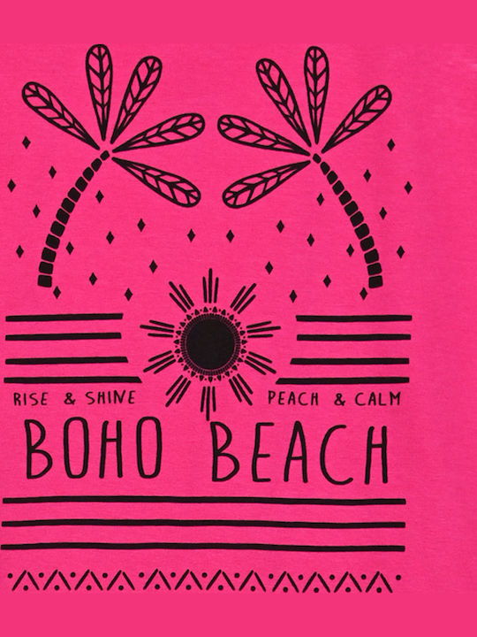 Kids' Set with Leggings Summer 2pcs Multicolour Boho Beach