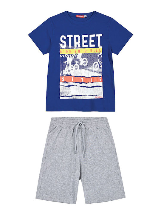 Kids' Set with Shorts Summer 2pcs BLACK