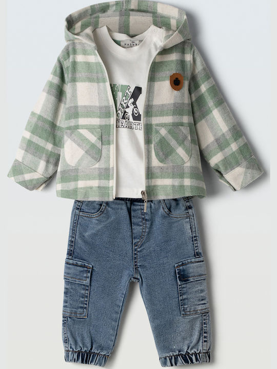 Kids' Set with Pants Winter 3pcs Beige