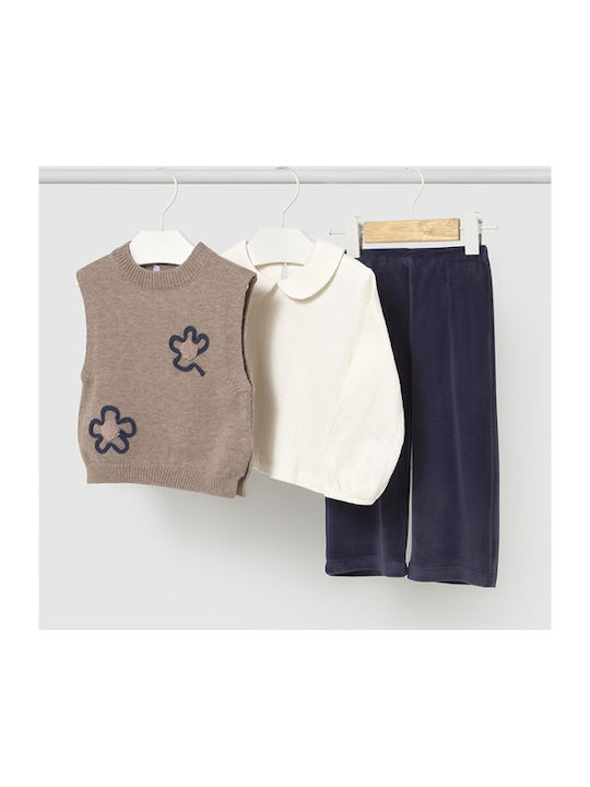 Kids' Set with Pants Winter 3pcs Navy Blue