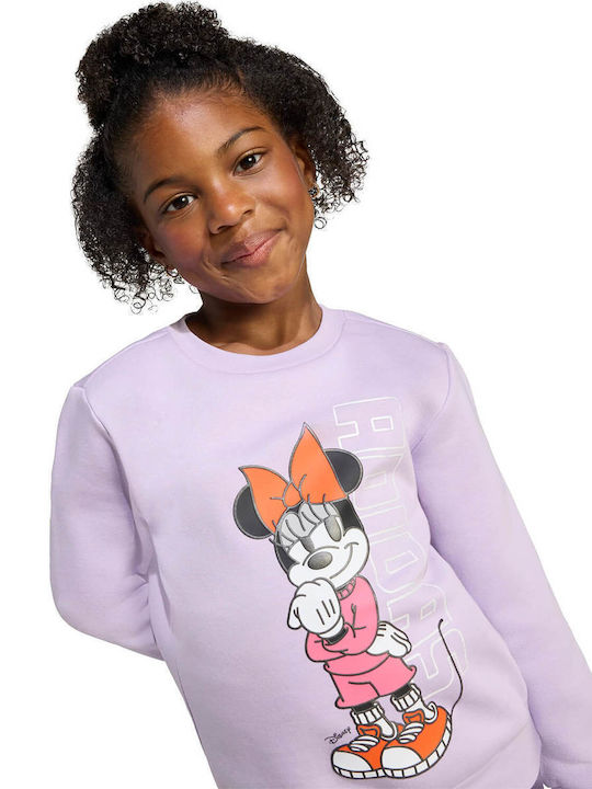 Kids' Set with Leggings Winter 2pcs Lilac Disney Minnie Mouse