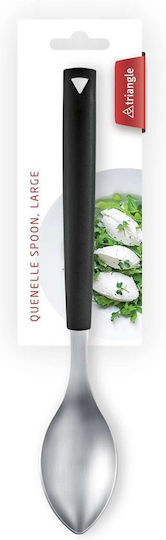 Triangle Kanel Shallow Kitchen Spoon Stainless Steel Black 8cm
