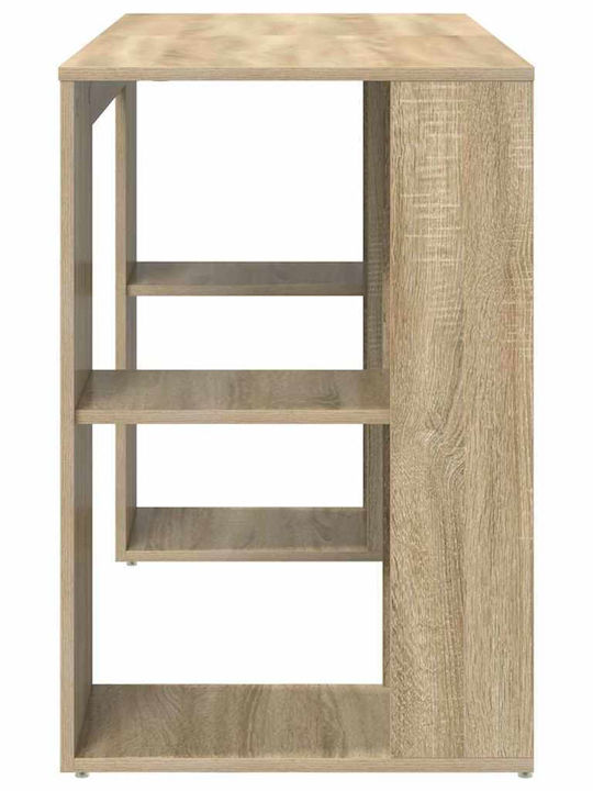 Computer Büro Holz Sonoma Oak 130x50.5x75cm