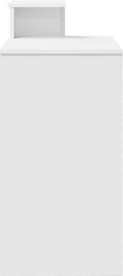 Schreibtisch Regal Holz White 106x40x88.5cm