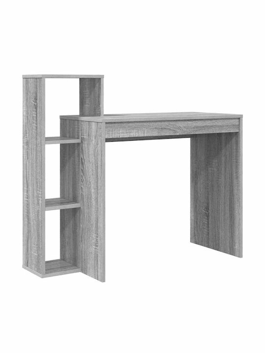 Desk Wooden Sonoma Grey 100x40x90cm
