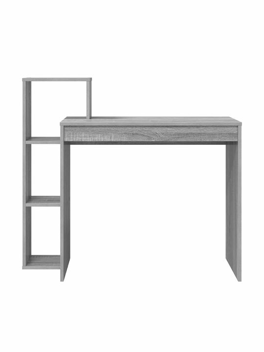 Desk Wooden Sonoma Grey 100x40x90cm