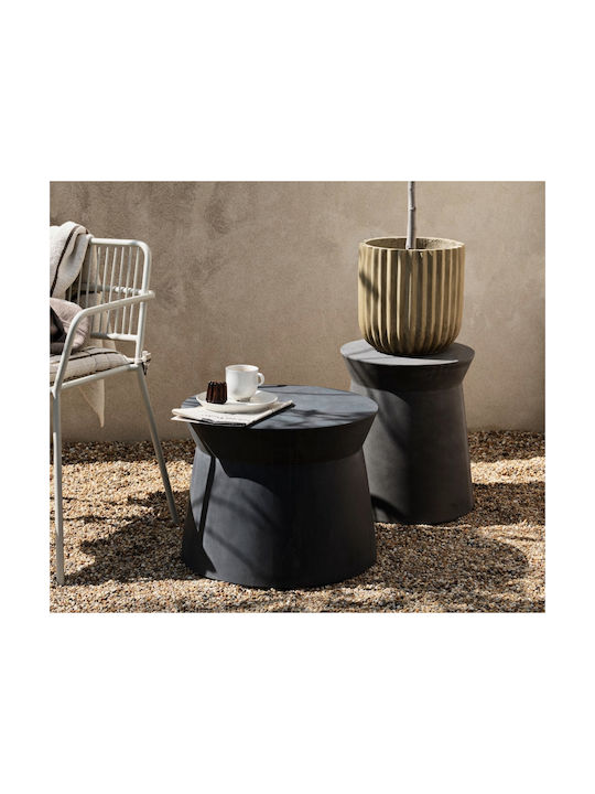 Hilfsmittel Garten- und Terrassentisch für kleine Räume Grau 40x40x46cm