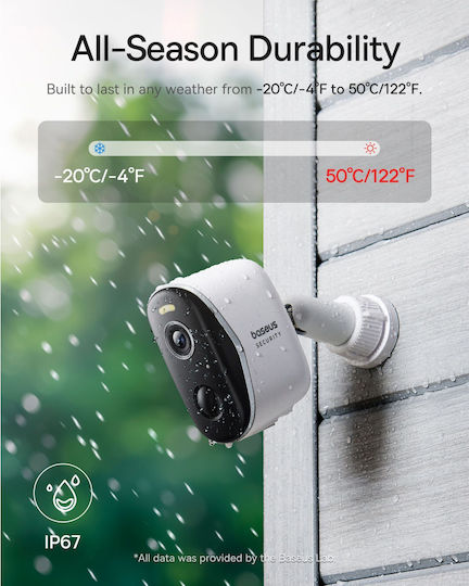 Baseus Система за наблюдение Security N1 Plus 4 Камери Безжични Камери IP 4MP