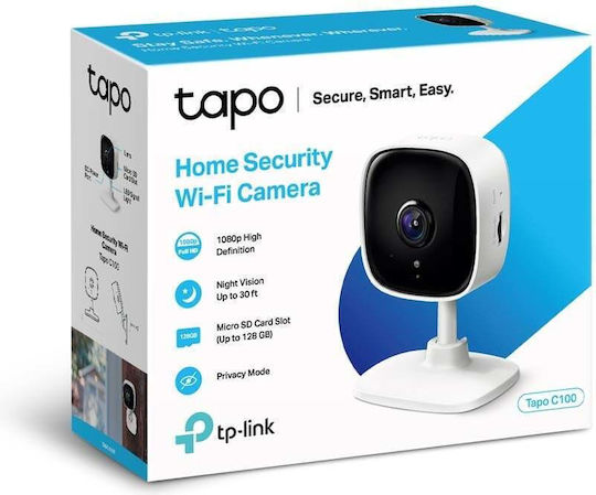 TP-LINK Tapo C110 v1 IP Κάμερα Παρακολούθησης Wi-Fi Full HD+ 3MP με Αμφίδρομη Επικοινωνία και Φακό 3.3mm