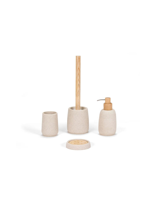 Andrea House Dispenser Κεραμικό Καφέ 280ml