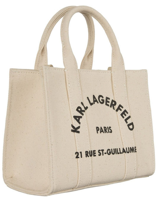 Karl Lagerfeld Γυναικεία Tote Τσάντα Υφασμάτινη