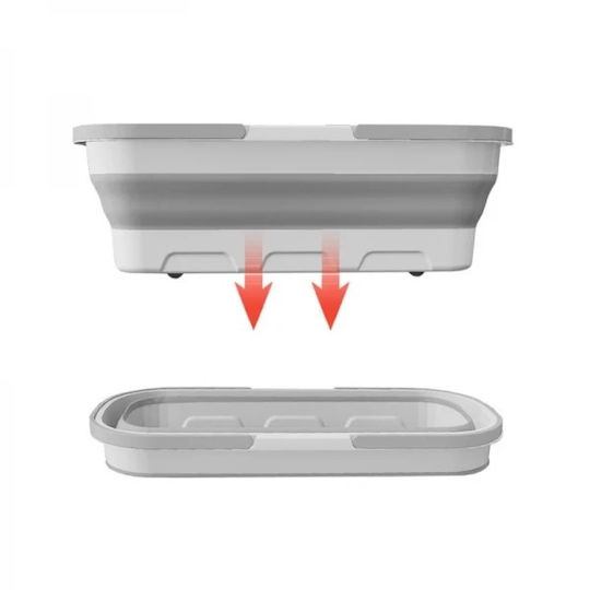 Pliere Lavoar Dreptunghiular 56x25.5x17cm. Capacitate 8lt Alb