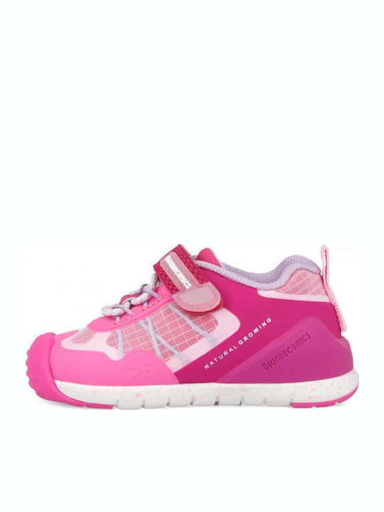 Παιδικά Sneakers με Σκρατς Φούξια