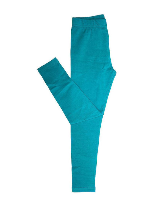 Kinder Leggings Lang Turquoise