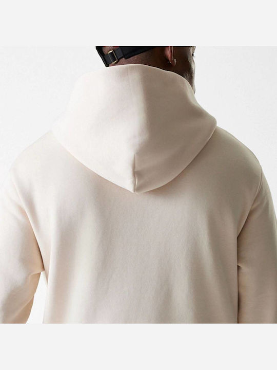 Sweatshirt with Hood Light Beige