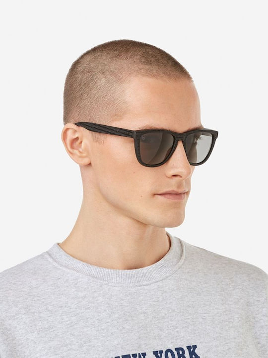 Hawkers One Unisex Γυαλιά Ηλίου με Μαύρο Σκελετό και Μαύρο Polarized Φακό