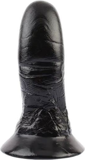 Chisa Novelties Thumbs Up Dildo με Βεντούζα Μαύρο 17cm