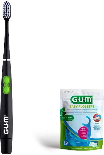 GUM Periuță de dinți electrică Neagră
