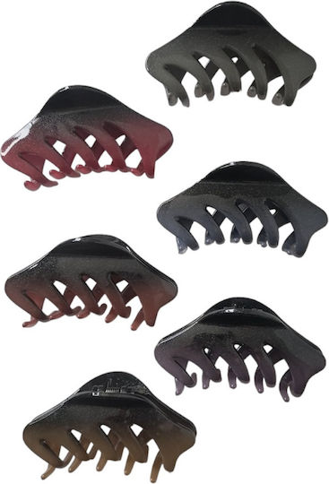 Haarspange Doppelfarbiger Glitzer 9 cm