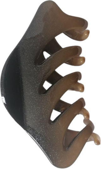 Haarspange Doppelfarbiger Glitzer 9 cm