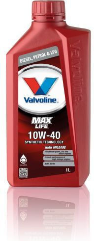 Valvoline Maxlife Συνθετικό Λάδι Αυτοκινήτου 10W-40 1lt
