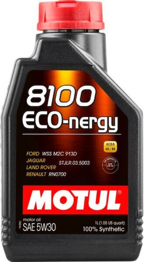 Motul 8100 Eco-nergy Συνθετικό Λάδι Αυτοκινήτου 5W-30 1lt