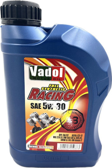 Vadol Racing Synthetisch,Polyester/Cotton/Leather Autopflegeöl 5W-30 1Es