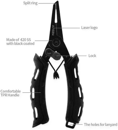 Atisen Stainless Steel Fishing Plier Tq12