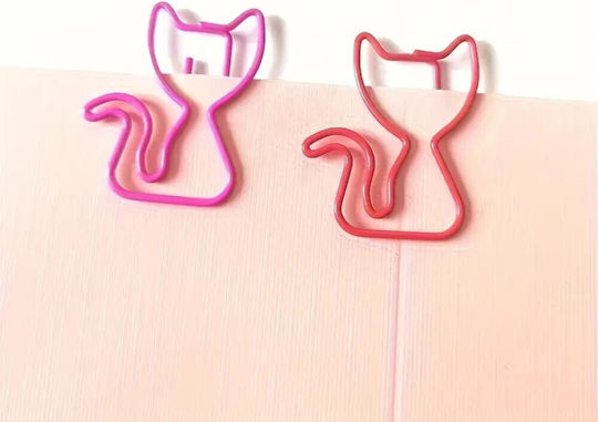 Metallic Cats Paper Clips Various Colors 7 Pieces 4sxo39