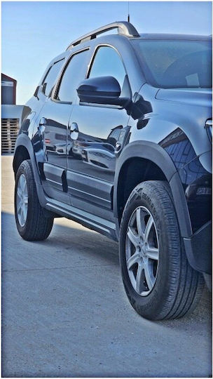 Set Idealstore 12 Protectoare Uși cu Aripi + 2 Protectoare de Compatibilitate Fără Senzori Dacia Duster II 2018 Încoace Fabricate din Plastic ABS