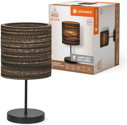 Osram Πορτατίφ για Ντουί E27 με Καφέ Καπέλο και Βάση