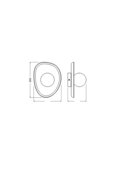 Osram Lamp Wall with Socket G9 Gray