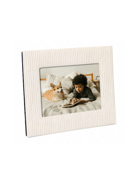 Loveinstant Fabric Photo Frame with Ecru Frame