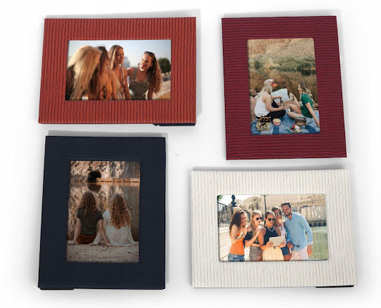 Loveinstant Stoff Fotorahmen mit Ecru Rahmen