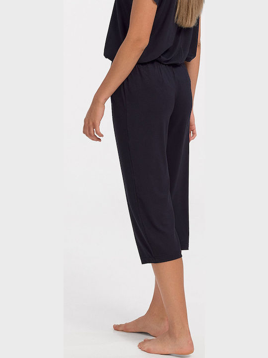 Cherry Sommer Damen Pyjama-Set Dark Blue
