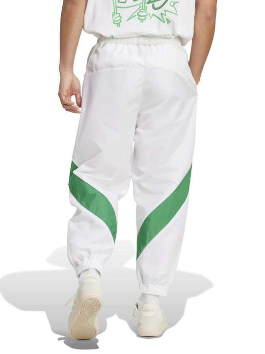 adidas White Sweatpants