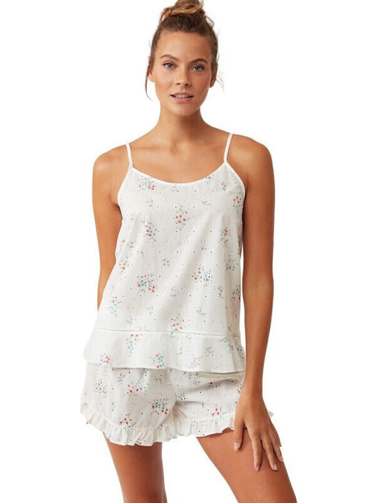 Catherine's Summer Women's Pyjama Set White
