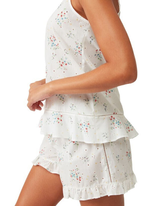 Catherine's Summer Women's Pyjama Set White