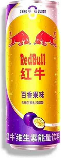 Red Bull Zero Sugar Passion Fruit Flavor 325ml Chi