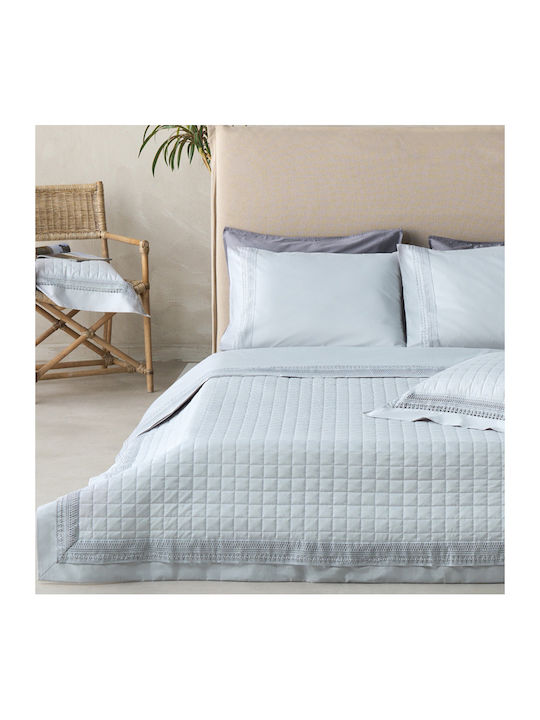Kentia Felicity Σετ Κουβερλί Υπέρδιπλο Βαμβακερό 22 230x250cm 3τμχ