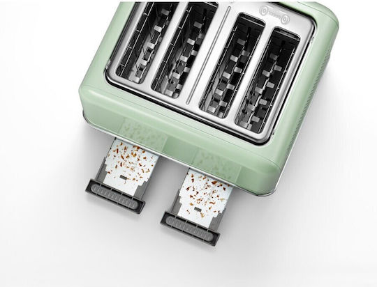 Buydeem Тостер Двуместна 1800W Зелена