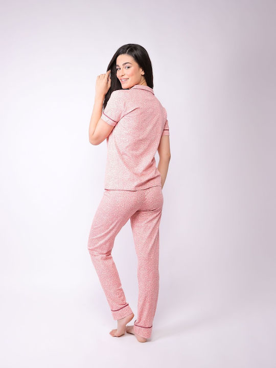 Sexen Summer Women's Pyjama Set Pink