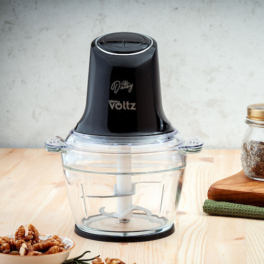 Voltz Daisy Mini Chopper Multi 600W mit Behälter 1lt Schwarze