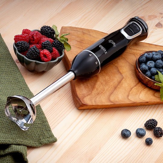 Voltz Blender De Mână Cu Tijă Din Inox 800W Negru