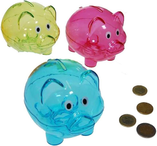 Next Piglet Children's Money Box Plastic Orange 10x11x10cm