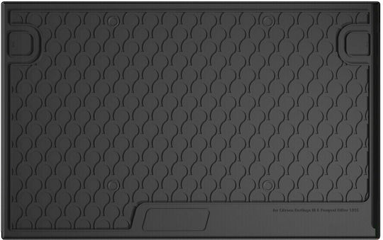 Lampa Trunk Mat Tray Type for Peugeot Rifter Citroen Berlingo Black
