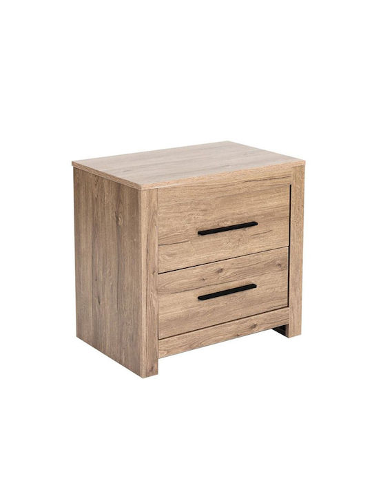 Nachttisch Dodo Holz Beiges 58x39x56cm