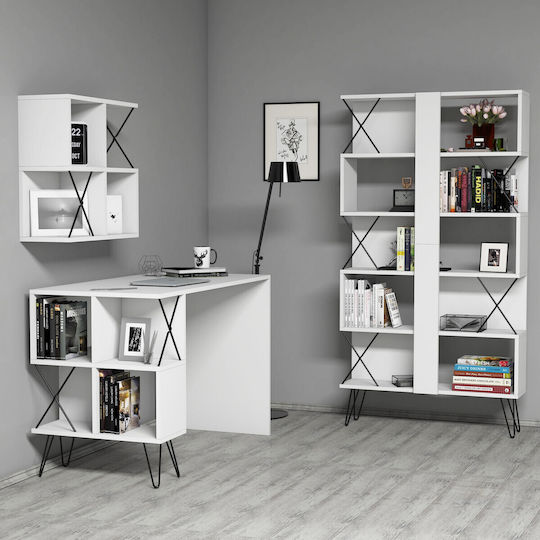 Hanah Home Extra Σετ Γραφείου 3τμχ