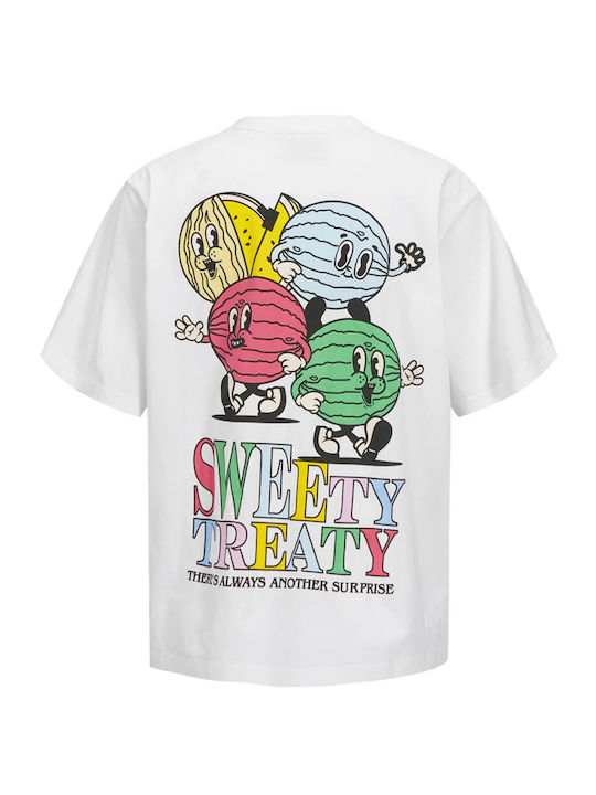 Women's T-shirt Yellow, White, Pink