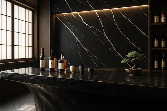 3D Wall Panels From PVC With Glue Black 122x122x0.28cm
